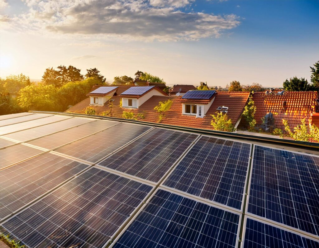 pannelli fotovoltaici su tetti comunità energetiche rinnovabili autoconsumo